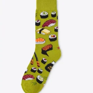 Medias sushi estampado diseño asiatico