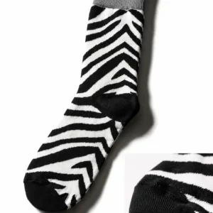 Medias patron cebra animal print